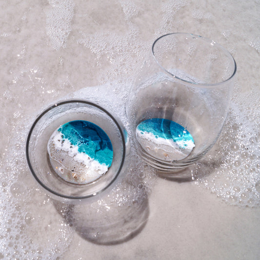 Beach Wine Glass - Small - Set of Two