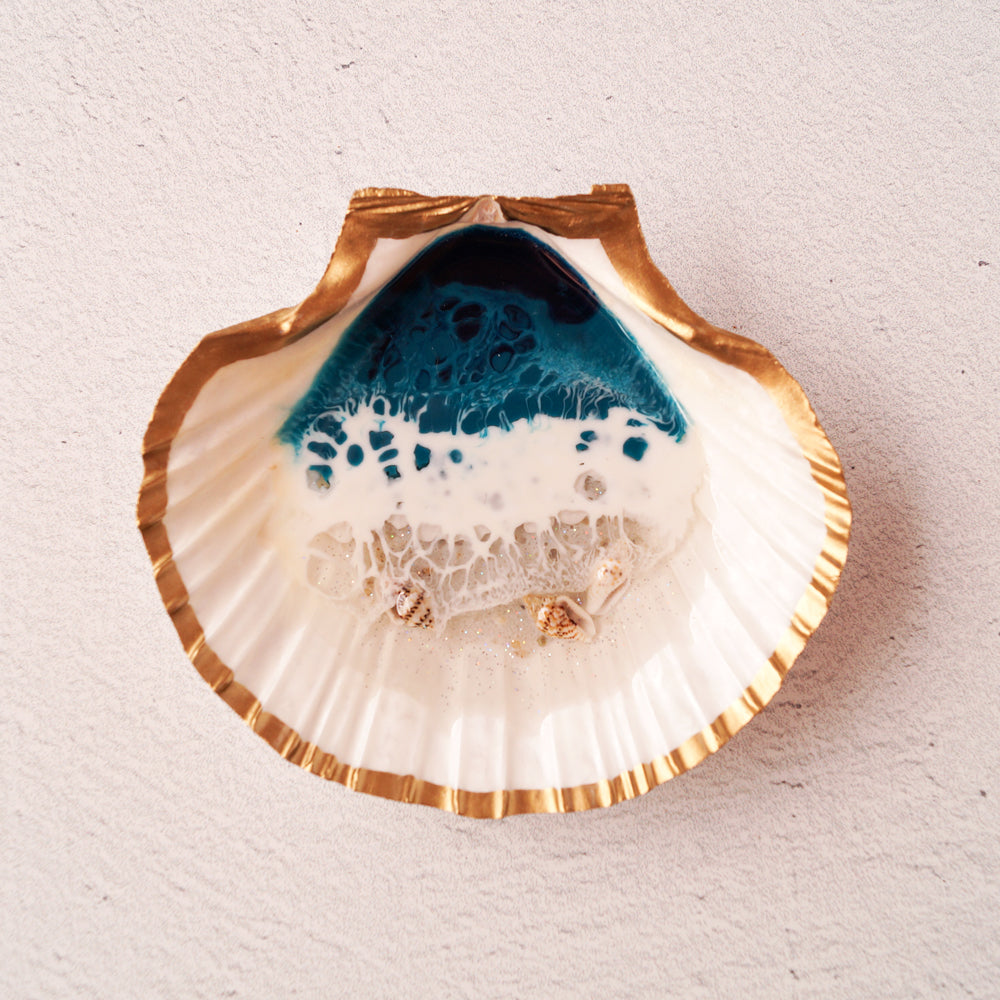 Shell Dish - Tidal Teal
