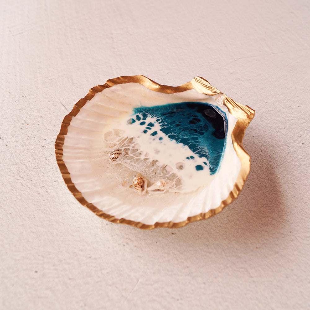 Shell Dish - Tidal Teal