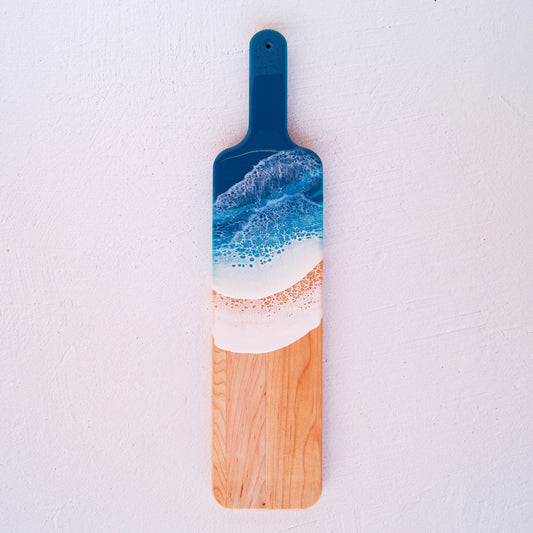 Maple Wood Baguette Serving Board w/ Handle - Caribbean Cay