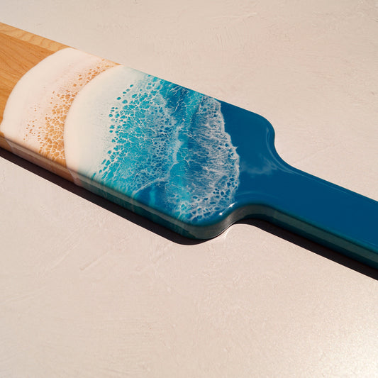 Maple Wood Baguette Serving Board w/ Handle - Caribbean Cay