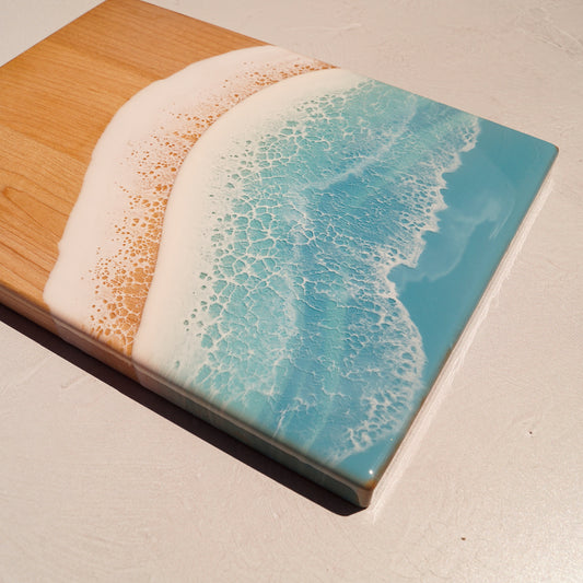 Maple Wood Small Rectangle Serving Board - Coastal Cool