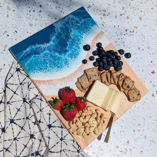 Maple Wood Medium Rectangle Serving Board - Caribbean Cay