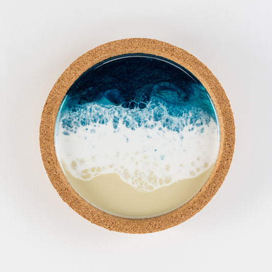 Beach Cork Coaster - Set of Four